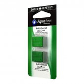 Daler Rowney Aquafine 1/2 Tablet Suluboya 2li Set HOOKERS GREEN LIGHT/HOOKERS GREEN DARK - 1