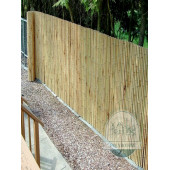 POLYBOTUM Doğal Kamış Hasır Çit 2 m X 5m Doğal Bahçe Çiti - Gölgelik Hasır - 5