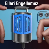 Polham Universal Ultra Hızlı Hafif Radyatörlü Oyuncular için Telefon Soğutma Fanı, Dengeli Isı Dağıtımlı - 7