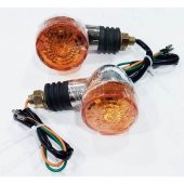 Sinyal Takım Nikelajlı Küçük Sarı Cam Chopper Z-15 - 1