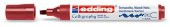 Edding 1455 Esnek Uçlu Kaligrafi Kalemi 5 mm Bordo - 1