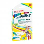 Edding 17 Funtastics Textile Fun Kumaş Boyama Kalemi 5 Renk - 1