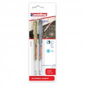 Edding 2185 Jel Mürekkepli Roller Kalem 2li (Altın-Gümüş) - 1