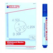 Edding 260 Yazı Tahtası Kalemi 10lu Kutu Mavi - 1