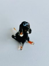 El Yapımı Murano Cam Köpek Biblo A16-03 thumbnail 2