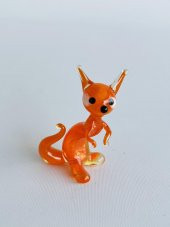 El Yapımı Murano Cam Sincap Biblo A16-04 thumbnail 2