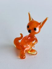 El Yapımı Murano Cam Sincap Biblo A16-04 thumbnail 3