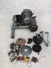 Piaggio Vespa Motorsiklet Motoru Çıkma Parça - 1