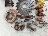 Piaggio Vespa Motorsiklet Motoru Çıkma Parça - 9