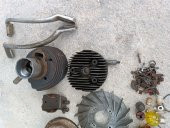 Piaggio Vespa Motorsiklet Motoru Çıkma Parça - 11