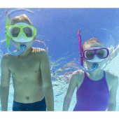 Bestway Deniz Gözlüklü Şnorkel ve Palet 3 ü 1 Arada Dalış Seti YEŞİL 7 Yaş ve Üzeri - 3