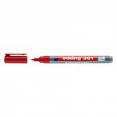 Edding 361 İnce Uçlu Yazı Tahtası Kalemi KIRMIZI - 1