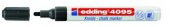 Edding 4095 Kara Tahta Ve Cam İçin Likit Tebeşir Kalemi 3 Mm Yuvarlak Uç Siyah - 1