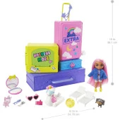 Barbie Extra Mini ve Hayvan Dostlarının Seyahat Maceraları Oyun Seti thumbnail 2