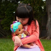 My Garden Baby Yavru Kedi Bebeğimin Bakım Zamanı: Mavi Saçlı Bebek 30 CM thumbnail 6