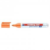 Edding 95 Glass Marker Cam Kalemi Neon Turuncu - 1