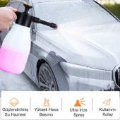 Polham 1.5 Litre Yüksek Basınçlı Araç Yıkama Sabun Köpürtücü Spreyi Araç Oto Yıkama Temizleme Spreyi - 2