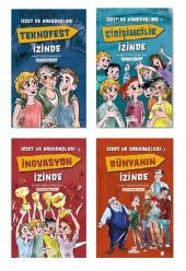 İzzet Ve Arkadaşları Set 4 Kitap (Teknofest İzinde + Dünyanın İzinde + İnovasyon İzinde + Girişimcilik İzinde) - 1