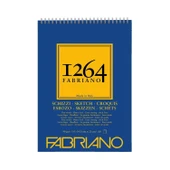 Fabriano 1264 Sketch Paper Eskiz Defteri 90 gr A5 60 yp Üstten Spiralli - 1