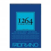 Fabriano 1264 Sketch Paper Eskiz Defteri 90 gr A4 120 yp Üstten Spiralli - 1