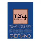 Fabriano 1264 Bristol Smooth Çok Amaçlı Pürüzsüz Blok 200 gr A4 50 yp - 1