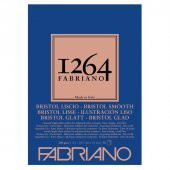 Fabriano 1264 Bristol Smooth Çok Amaçlı Pürüzsüz Blok 200 gr A3 50 yp - 1