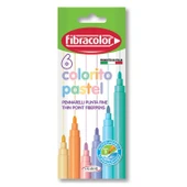 Fibracolor Colorito Pastel 6 Renk Keçeli Kalem - 1