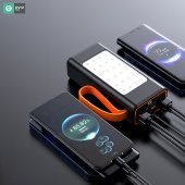 DVIP 50000mAh 4xUsbA + Type-C + Micro + Lightning Çıkışlı Led Göstergeli Powerbank - 4
