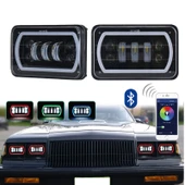 Akıllı sis lambası Kare 5inç set 12-32v / LASS307 thumbnail 2