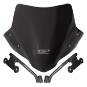GP Kompozit Honda CB750 Hornet 2023-2024 Uyumlu Ön Cam Siyah - 2