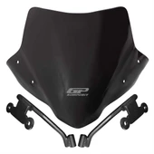 GP Kompozit Honda CB750 Hornet 2023-2024 Uyumlu Ön Cam Siyah - 8