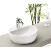 Turkuaz One 42 cm Oval Delikli Tezgah Üstü Lavabo - 1