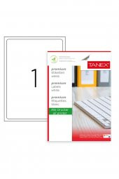 Tanex Tw-2001 Laser Etiket 199.6x289.1 Mm.kargo Etiketi 100 Syf/pk. - 1