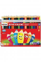 Fatih 36lı Tam Boy Okul Kuru Boya Kalemi Karton Kutu / 33245 - 1