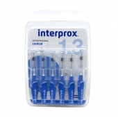 Interprox Conical 1,3mm Mavi Arayüz Fırçası 6lı - 1