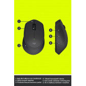 Logitech M280 Konforlu Kablosuz Optik Mouse Siyah - 3