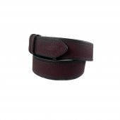 Fossil Bordo Suni Deri 4,5 cm Erkek Kemeri-125cm - 5
