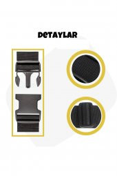 Bavul Bagaj Sedye Emniyet Kemeri Valiz Kemeri Ayarlanabilir Sırt ve Seyahat Çantası Kemeri 1 Adet - 2
