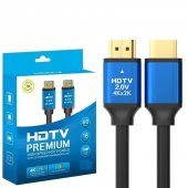 HDTV Premium 4k Hdtv Premıum Hıgh Speed Hdtv Kablo 4k Uhd Hdmi Kablo Siyah Renk - 1