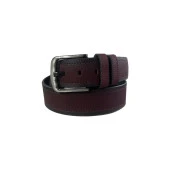 Fossil Bordo Suni Deri 4,5 cm Erkek Kemeri-105cm - 4