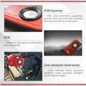 Brio Usb Şarjlı, Esnek, Eller Serbest, Mıknatıslı, Kamp, Tamirci Led Lambası 300 L - 5
