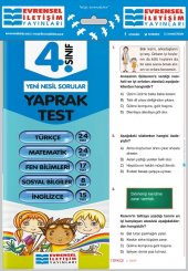 Evrensel İletişim 4. Sınıf Tüm Dersler Yaprak Test 2023 - 1