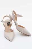 Kadın Hakiki Deri Kısa Topuklu Stiletto - 3