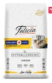 Felicia Sterilised Tavuklu Az Tahıllı Hypoallergenic Kedi Maması 12 Kg - 1