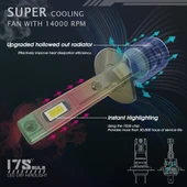 H1 Led far ampulü 80W 11000LM H1 12-30V / LAAM933 thumbnail 3