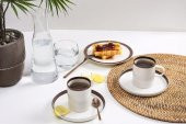 Porland Chopin Bakır Çay Fincanı Takımı 4 Parça 04ALM007891 - 1