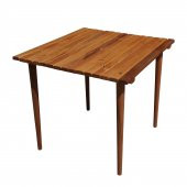 Ahşap Katlanır Rulo Masa Kamp Outdoor Bahçe Araç Araba Masası Çantalı 60x57 - 3
