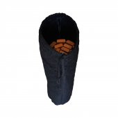 Ahşap Katlanır Rulo Masa Kamp Outdoor Bahçe Araç Araba Masası Çantalı 60x57 - 5