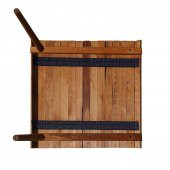Ahşap Katlanır Rulo Masa Kamp Outdoor Bahçe Araç Araba Masası Çantalı 60x57 - 8