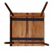 Ahşap Katlanır Rulo Masa Kamp Outdoor Bahçe Araç Araba Masası Çantalı 60x57 - 10